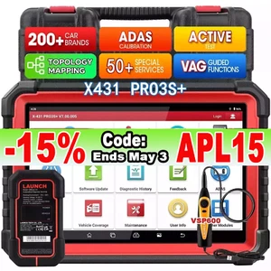 2025 LAUNCH X431 PRO3S+ Elite PRO5 OBD2 Scanner Car Diagnostic Tool Key Coding - Picture 1 of 16