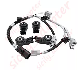 Fit For Toyota Sequoia Tundra 5.7L 4 Pieces Knock Sensor & Wire Harness Assembly - Picture 1 of 7