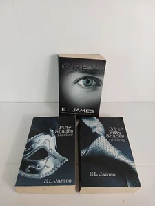 Fifty Shades of Grey Series E L James 3 Books Bundle Paperback - Picture 1 of 13