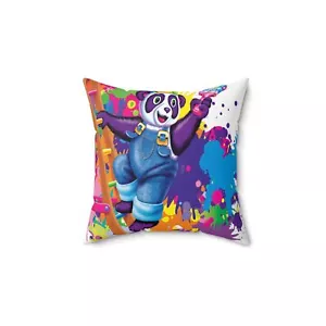 Lisa Frank - ""Maler Panda"" Kissen - Bild 1 von 4