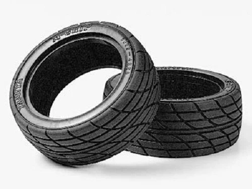 Tamiya 53227 RC M2 Radial Tires (1 Pair) 1/10 On Road Touring Car Hop Ups Parts - Image 1 of 1