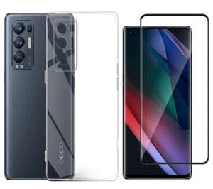 Per OPPO FIND X3 NEO COVER CUSTODIA TRASPARENTE + PELLICOLA VETRO TEMPERATO X 3 - Imagen 1 de 15
