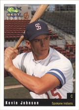 1991 Spokane Indians Classic/Best #20 Kevin Johnson