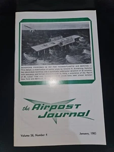 The Airpost Journal January 1985, Seadrome, Volume 56, #4 - Picture 1 of 4