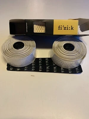 Cinta de manillar súper ligera Fizik Microtex 2 mm gruesa con tapones antipolvo nueva Foto 1 de 4