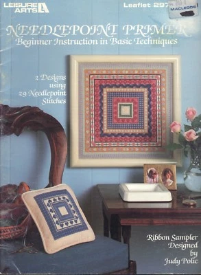 Needle Point Primer 2 Pattern Designs Using 29 Needlepoint Stitches - Image 1 of 3