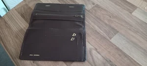 Vintage Brown Leather Bi-fold Travel Wallet With Zip– New/Unused FREEPOST - Picture 1 of 4