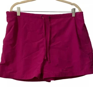 LL Bean Hot Pink Shorts Running Large Drawstring Mesh Lined, Nylon Pockets - Picture 1 of 4