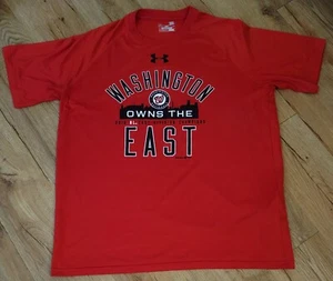 Washington Nationals Under armour 2016 'We Own The East' T-shirt Men Size-Large - Picture 1 of 6