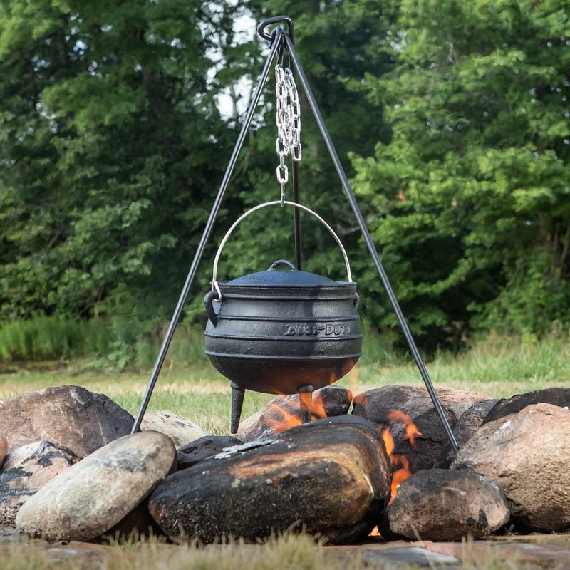 Lodge Tripod with Chain for Cast Iron Cooking Over an Open Fire - Image 1 of 1