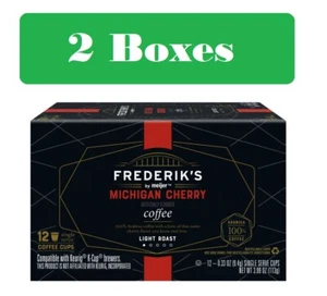 *Nuevo* Taza Keurig K de café tostado ligero Michigan Cherry 12 cápsulas Frederik's 2 cajas - Imagen 1 de 1