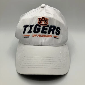 University of Auburn Tigers Snapback Hat Two Bar Cap White Embroidered OSFM - Picture 1 of 13