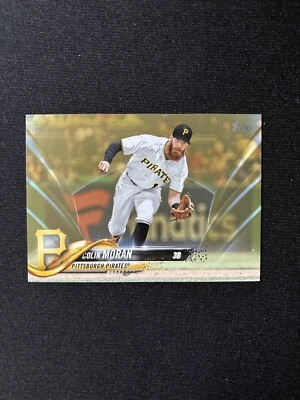 2018 Topps Update Baseball Card #US228 Colin Moran #'d 1877/2018 Gold - Image 1 of 3