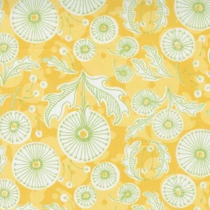 Dandi Duo Yellow Maize Floral Robin Pickens Moda 48751-12 Priced Per Half Yard - Picture 1 of 2
