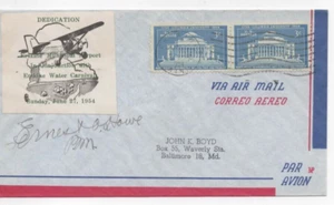1954 Dedication, Erskine Municipal Airport, First Day Cover (Postmarked 1954) - Picture 1 of 2