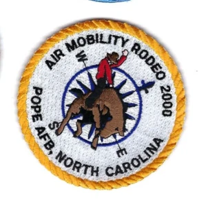 PATCH USAF AIR MOBILITY RODEO 2000 COMPETITION POPE AFB B10-4 - Picture 1 of 1