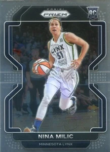 2022 Panini Prizm WNBA NINA MILIC RC ROOKIE #25 BASE CARD LYNX - Picture 1 of 1