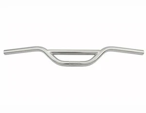 BMX Bicycle Handlebar alloy 22.2mm Silver fixie cruiser mountain bike 3"rise - Picture 1 of 1