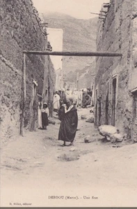 MAROCCO - Debdou, Une Rue, cartolina - Foto 1 di 2