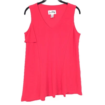 Top para mujer Joseph Ribkoff 6 sin mangas cuello en V asimm 162125 naranja hecho en Canadá Foto 1 de 4