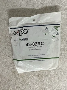 COPE Atkore Spleißplatten-Set 48-02RC, enthält 2 Platten & 1 Kitcope 12EG - Bild 1 von 2