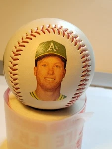 Mark Mcgwire Oakland Athletics Vintage 1989 All Star Fotoball Baseball - Picture 1 of 4