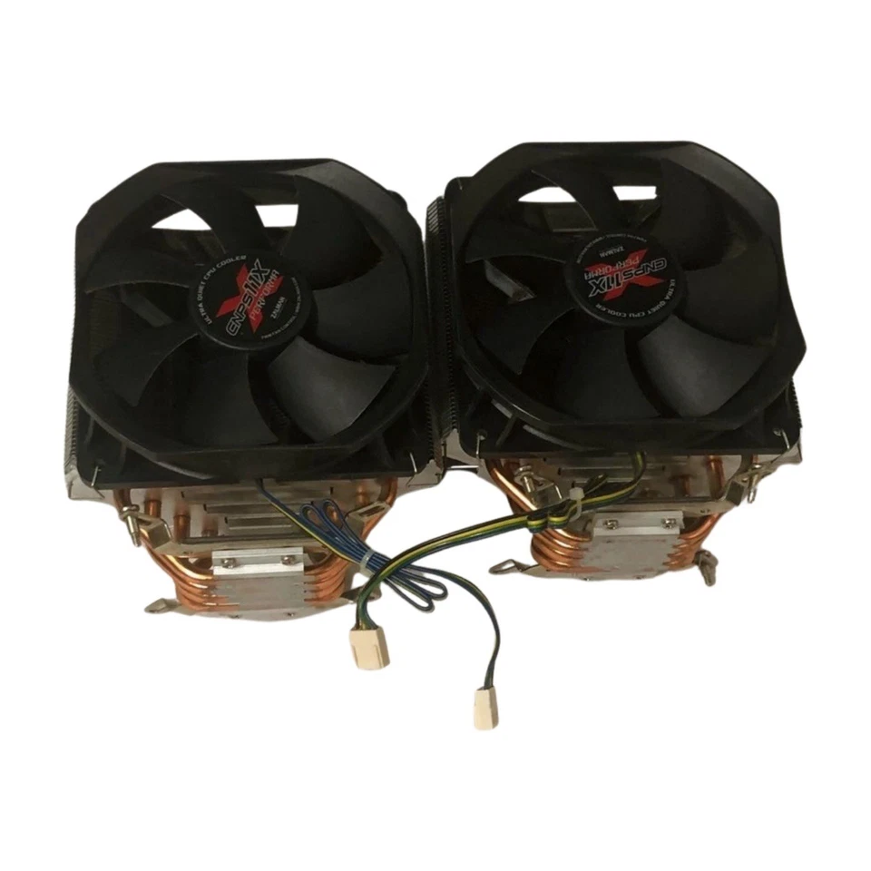 LOT OF 2 Zalman CNPS 11X Performa 120mm Long Life Bearing V-Shaped Dual Heat - Image 1 of 4