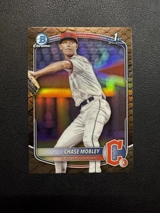 2025 1st Bowman - Chrome Prospects Chase Mobley #BCP-56 Reptilian Refractor (RC) - Imagen 1 de 9