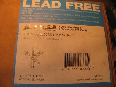 Ремонтный комплект предохранительного клапана Ames 7010113 2,5–12 дюймов 4000ss 5000ss RP - Изображение 1 из 2