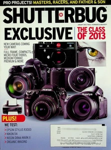 Shutterbug Magazine JANUARY 2013 Your Photo and Digital Imaging Resource - Bild 1 von 3
