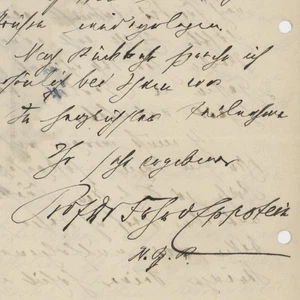 Kondolenz Georg Eppstein für den fürstlichen Privatsekretär Willy Nüsse 1921 - Picture 1 of 6