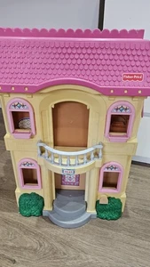Casa delle bambole vintage Fisher Price Loving Family 1993 non completa RICAMBI - Foto 1 di 22