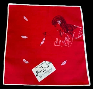 De colección. Lápiz labial publicitario francés Hanky LOS MEJORES DESEOS PARA TI rojo EXCELENTE - Imagen 1 de 4