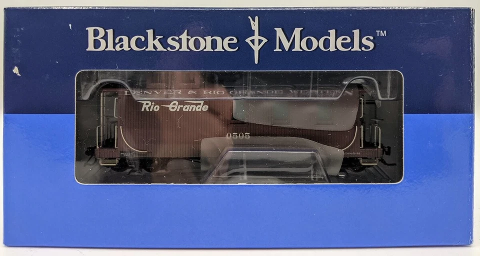 Blackstone Models B340952W HOn3 Scale D&RGW Weathered Long Caboose #0505 NIB - Image 1 of 1