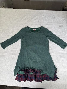 Blusa Joe Browns Verde Forrada y Volantes Parte Inferior Talla 12UK - Imagen 1 de 19