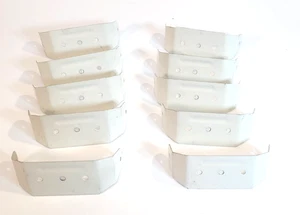 (10er Pack) Spectra Metals 2 Zoll x 3 Zoll Weiß Aluminium Fallrohr Clip 3DPCLIPRTW - Bild 1 von 8