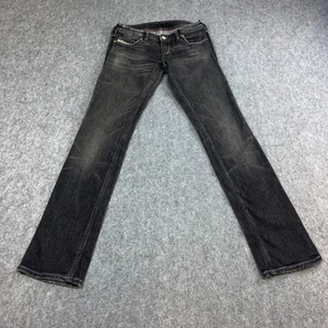Jeans Diesel para mujer ajustados ajustados 27 32 UK 8 tiro bajo gris lavado oscuro elásticos - Imagen 1 de 12