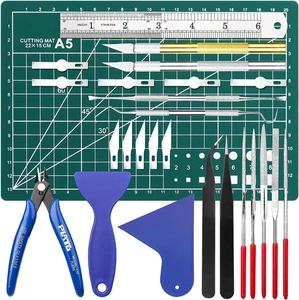 Kit Modellistica Di Base, 26 Pezzi Kit Modellismo, Attrezzi Modellismo, Set Di S - Foto 1 di 12