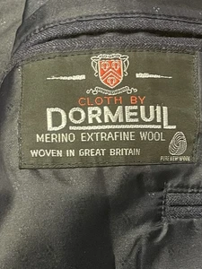 COLECCIÓN CENTAURO ORO Tela por DORMEUIL 2- Precios Traje con muescas para hombre Reino Unido-42” - Imagen 1 de 24