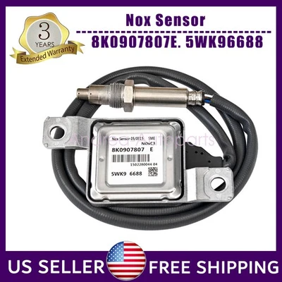 Nox Sensor 8K0907807E 5WK96688 For 2012-2015 VW Passat 2.0L-L4 Audi A4 S4 A5 S5 - Image 1 of 4