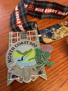 Scotland The Conqueror North Coast Virtual Challenge Medal Loch Ness Monster - Picture 1 of 5