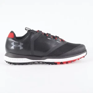 Zapatos de golf impermeables Under Armour Fade RST E 3020807 002 de encaje negro para hombre  - Imagen 1 de 7