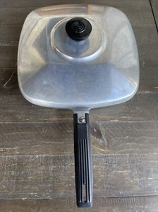 Vintage Wagner Ware Sidney O Magnalite 4510 10" Square Skillet Frying Pan & Lid! - Picture 1 of 16