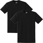 T-shirts adultes Dryblend vêtements de travail avec poche, pack de 2