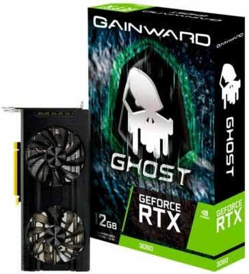 GAINWARD GeForce RTX3060 GHOST 12G GDDR6 graphics board NE63060019K9-190AU-G - Image 1 of 3