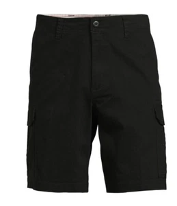 2XL 44-46 Black George Ripstop Shorts At the Knee Cotton Spandex 10" Inseam - Picture 1 of 9