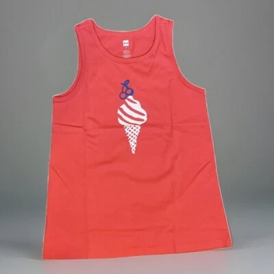 NUEVO Etiquetas Colección TEA 12 niñas Helado Cono Tanque American Soft Serve Tank Foto 1 de 2