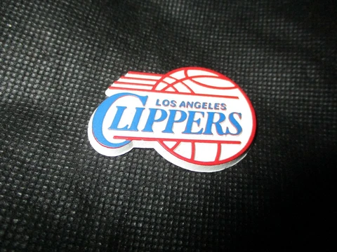 Vintage 1990's LOS ANGLELES CLIPPERS Logo1 3/4 Inch Wide Kitchen Magnet Cover