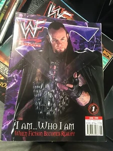 WWF WWE Magazine JUNE 1999 The Undertaker + Poster / Calendar - Picture 1 of 4