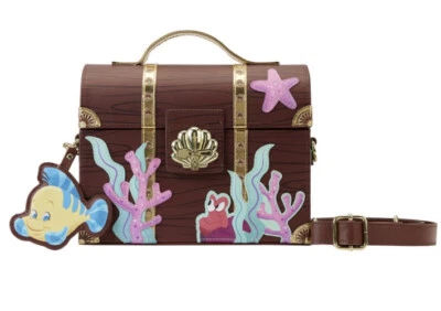 Сундук через плечо Loungefly Stitch Shoppe Disney The Little Mermaid новый - Изображение 1 из 4